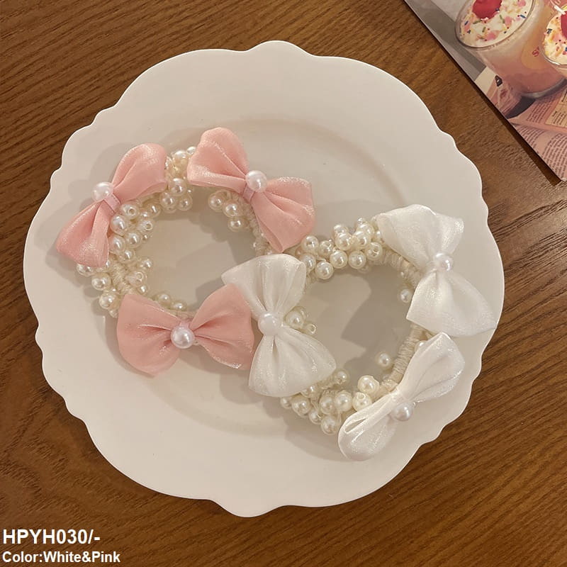 HPYH030 XHA Bow Pear Hair Pony