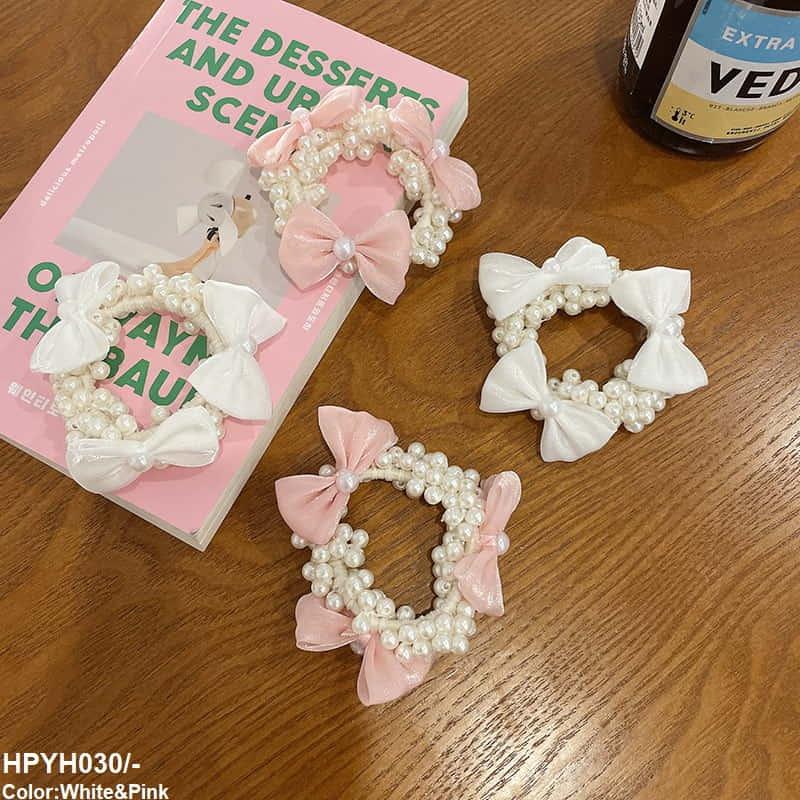 HPYH030 XHA Bow Pear Hair Pony