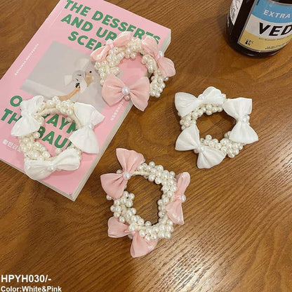 HPYH030 XHA Bow Pear Hair Pony