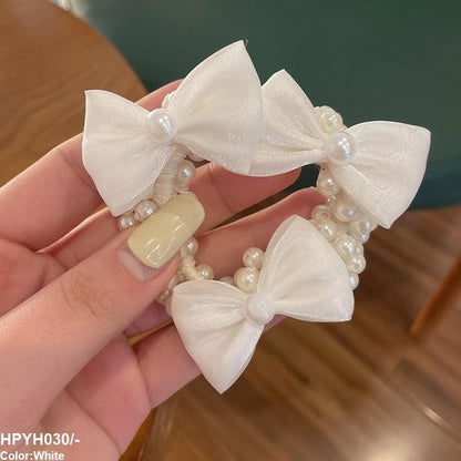 HPYH030 XHA Bow Pear Hair Pony