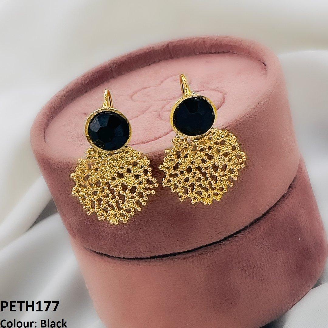 PETH177 FRN Round Ear Tops Pair