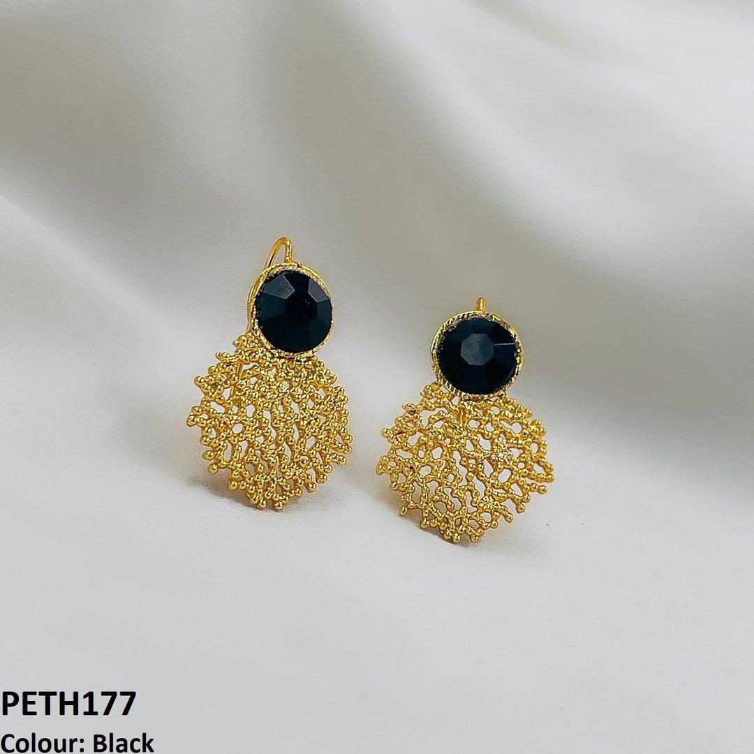 PETH177 FRN Round Ear Tops Pair