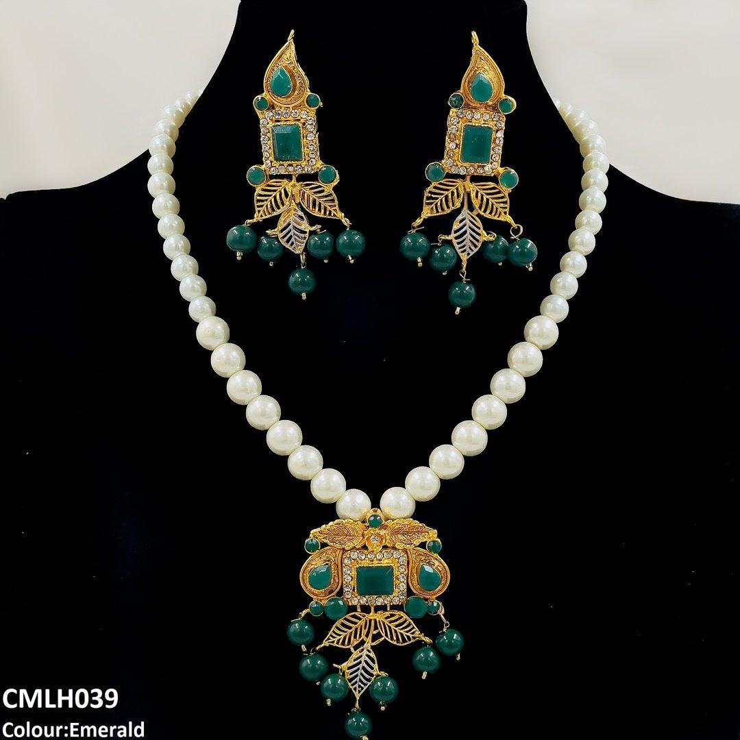 CMLH039 FRN Square Leaf Mala set