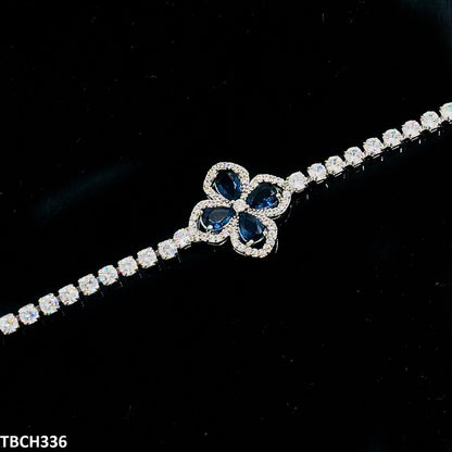 TBCH338 WKO Imp Flower Tear Bracelet