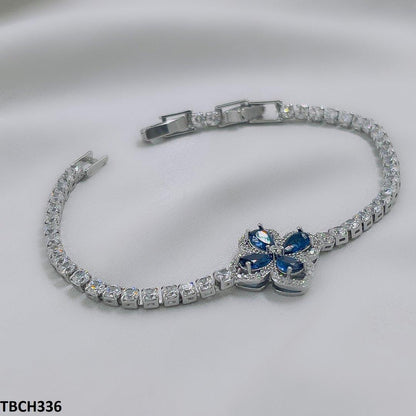 TBCH338 WKO Imp Flower Tear Bracelet