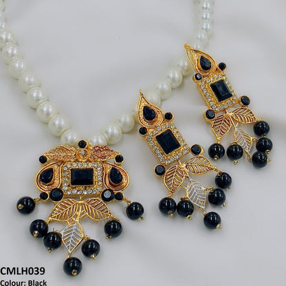 CMLH039 FRN Square Leaf Mala set