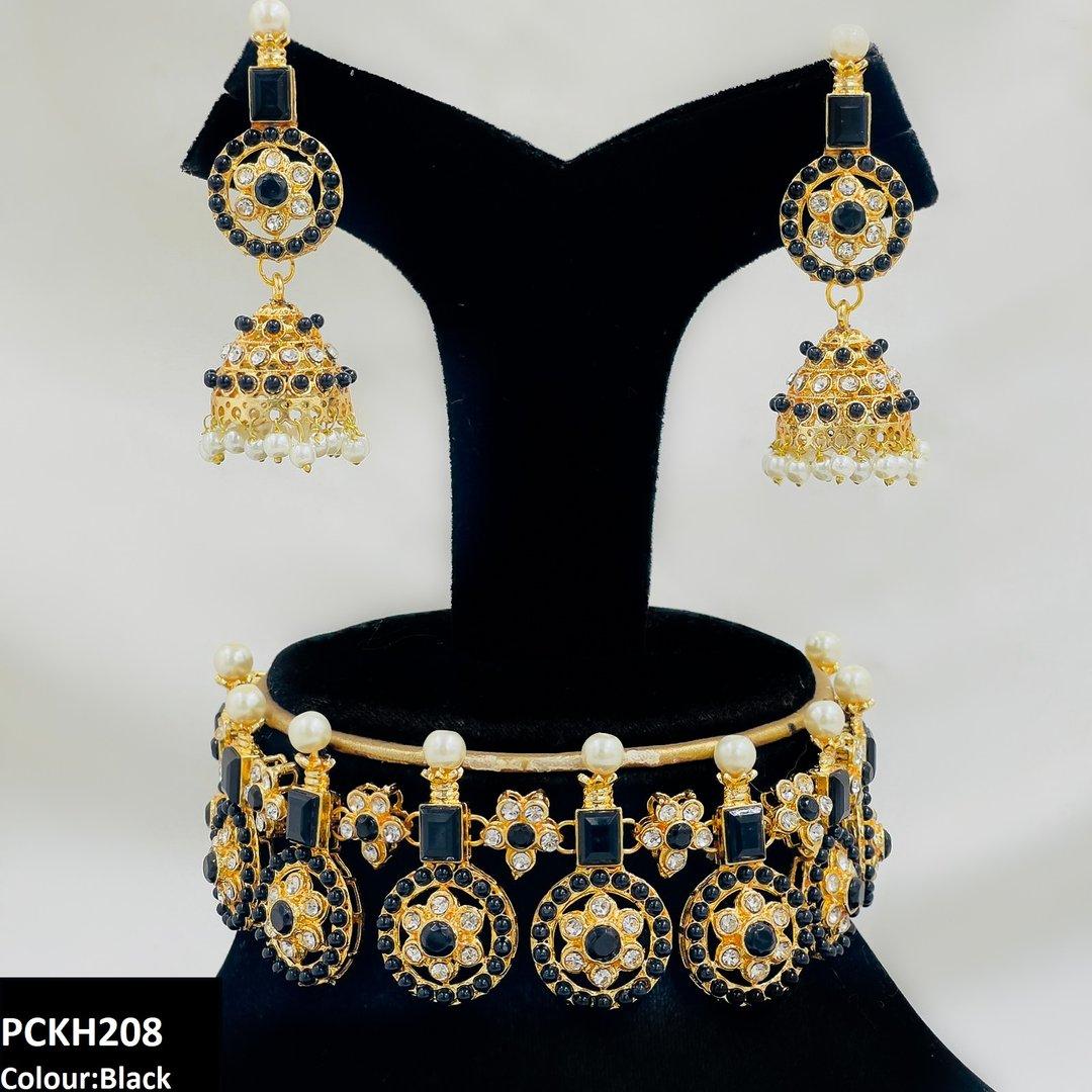 PCKH208 SDQ Circle Pearl Choker Set