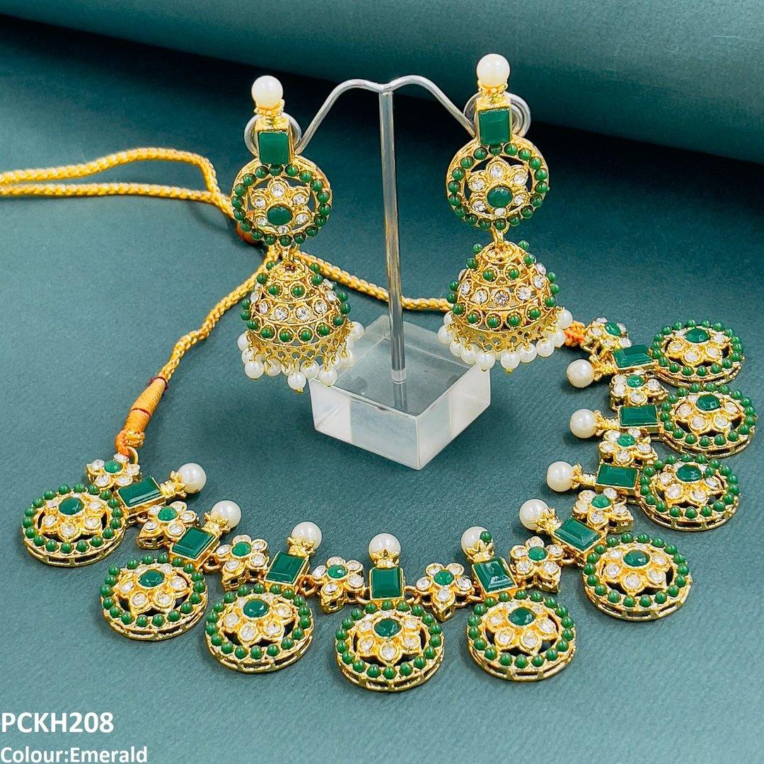 PCKH208 SDQ Circle Pearl Choker Set