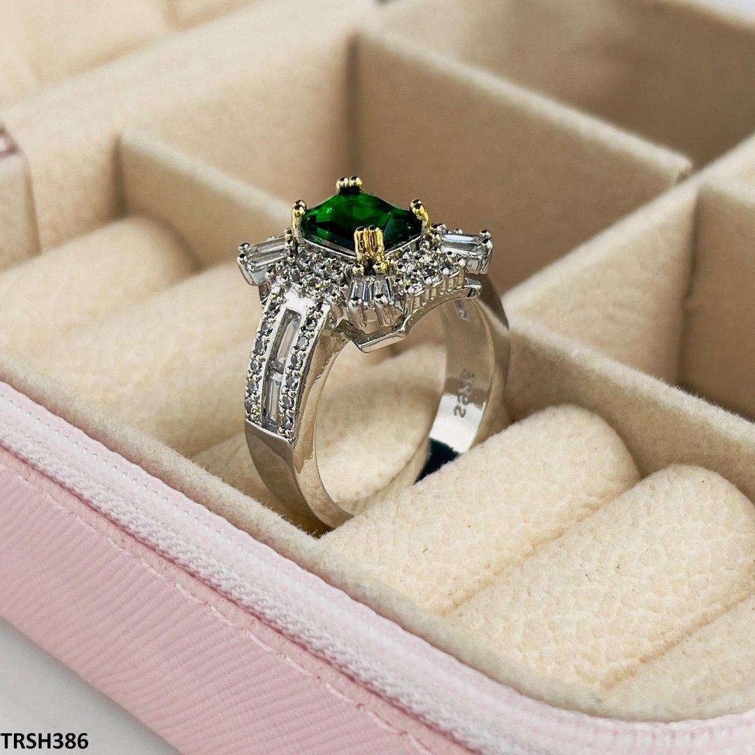 TRSH386 GWH Baguette Layered Ring