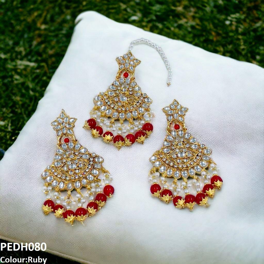 PEDH080 SDQ Pearl Drop Earrings