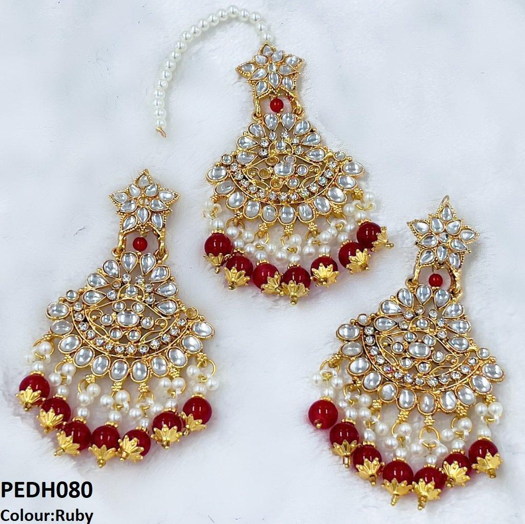 PEDH080 SDQ Pearl Drop Earrings