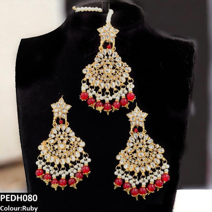 PEDH080 SDQ Pearl Drop Earrings