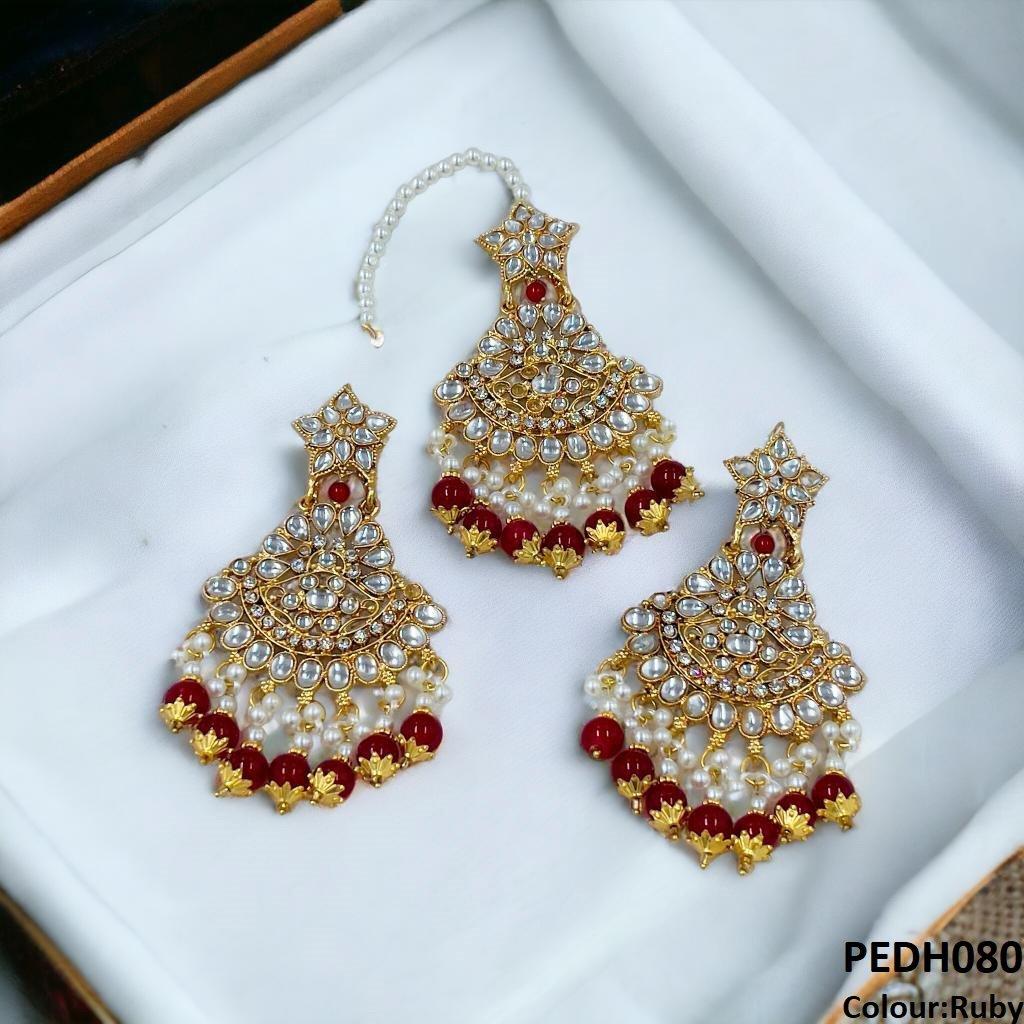PEDH080 SDQ Pearl Drop Earrings