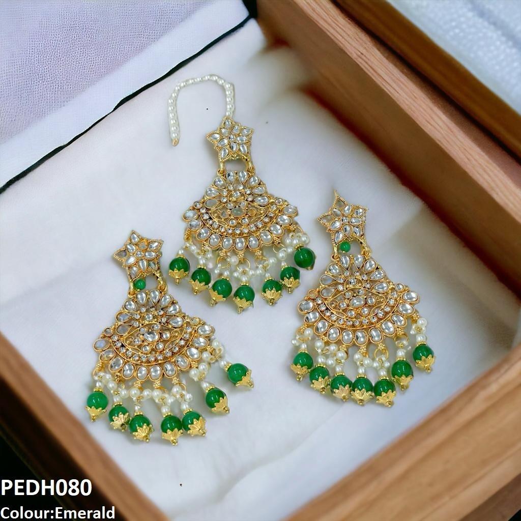 PEDH080 SDQ Pearl Drop Earrings