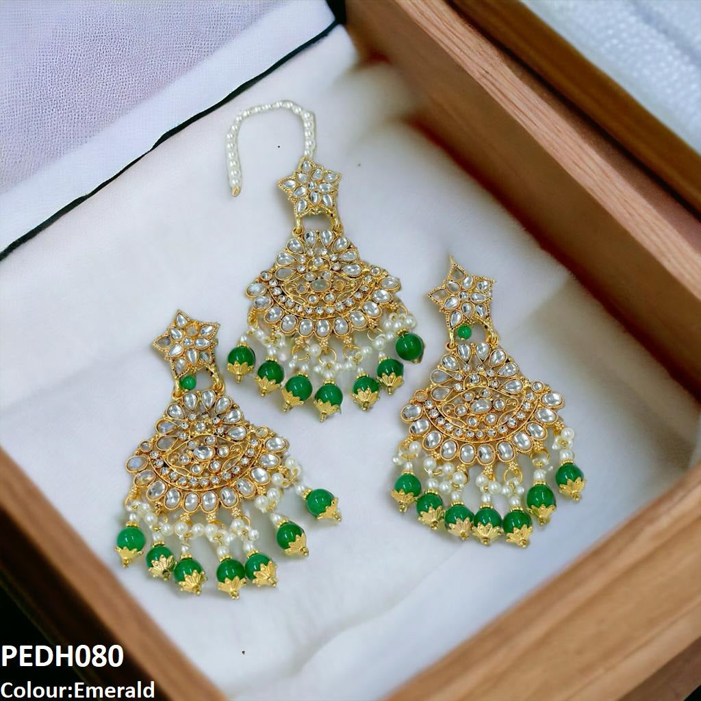 PEDH080 SDQ Pearl Drop Earrings