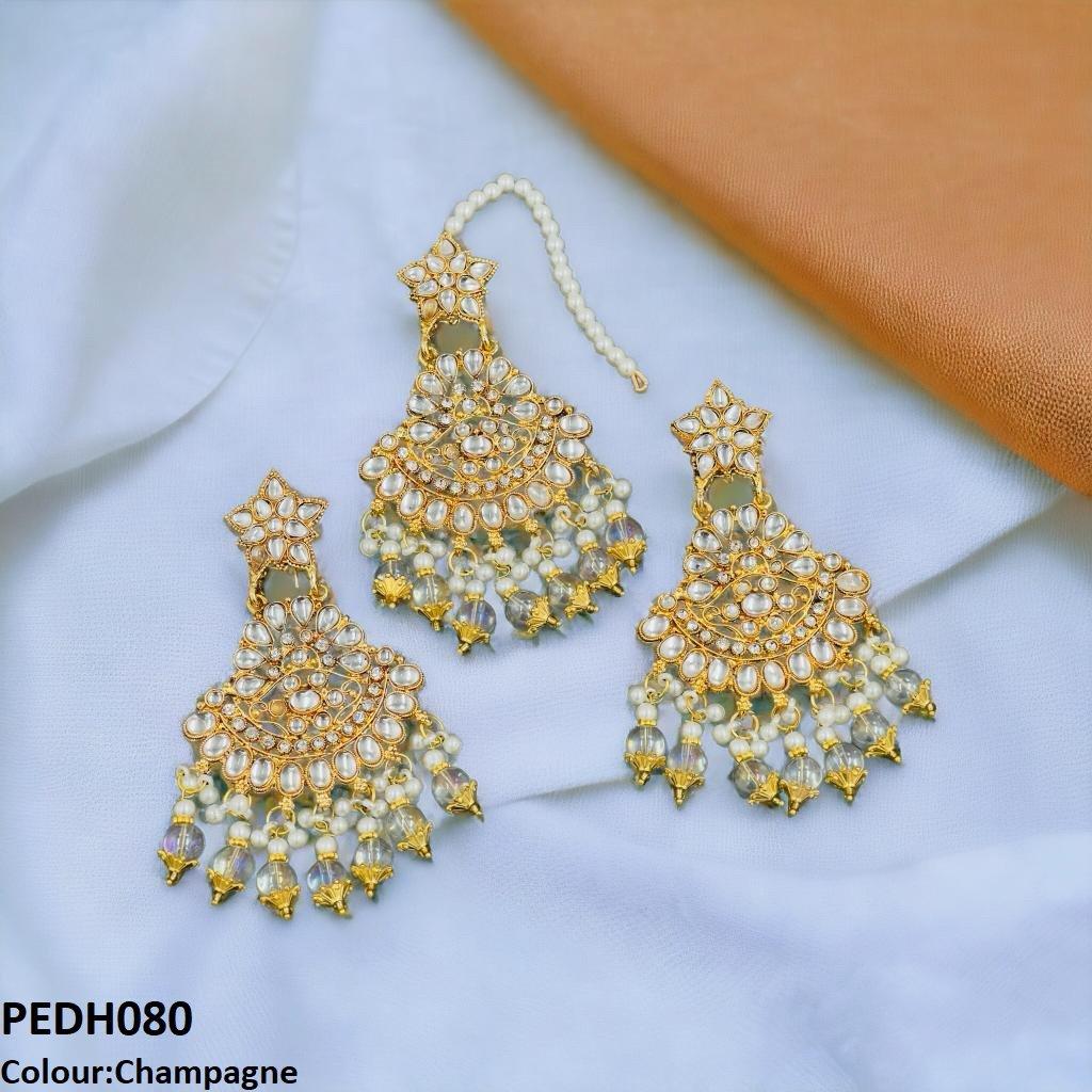 PEDH080 SDQ Pearl Drop Earrings