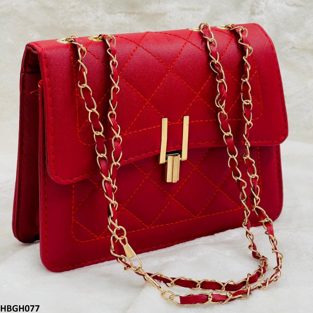 HBGH077 HMS Rhombus Chain Crossbody Bag