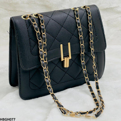 HBGH077 HMS Rhombus Chain Crossbody Bag