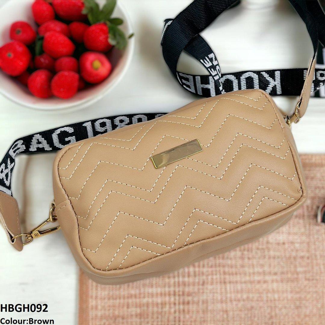 HBGH092 APH Zigzag Crossbody Strap Mini Bag