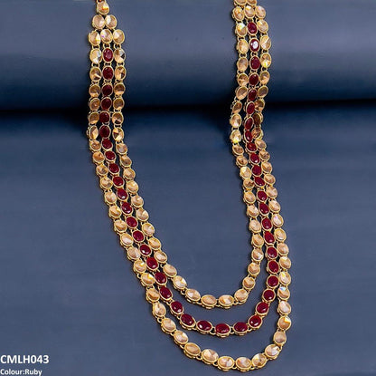 CMLH043 FRN Oval Layered Mala