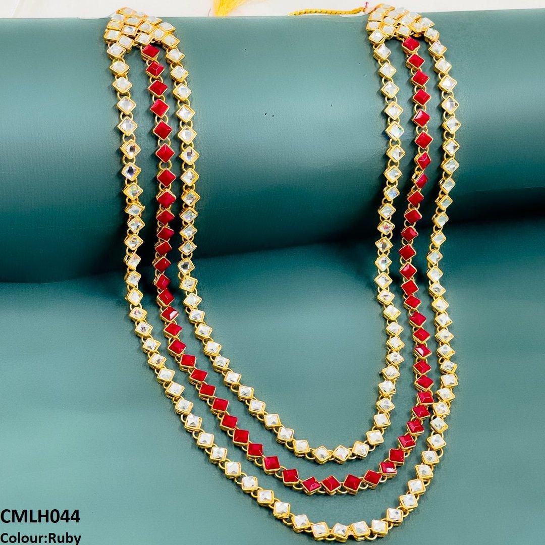 CMLH044 FRN Square Layered Mala