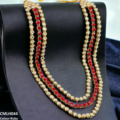 CMLH044 FRN Square Layered Mala