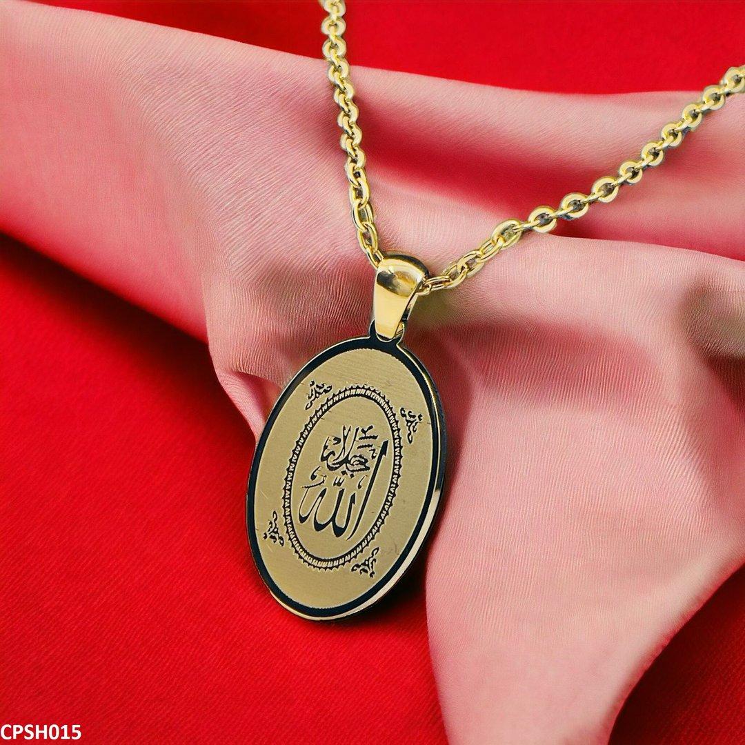 CPSH015 AJX Calligraphy ALLAH Pendant