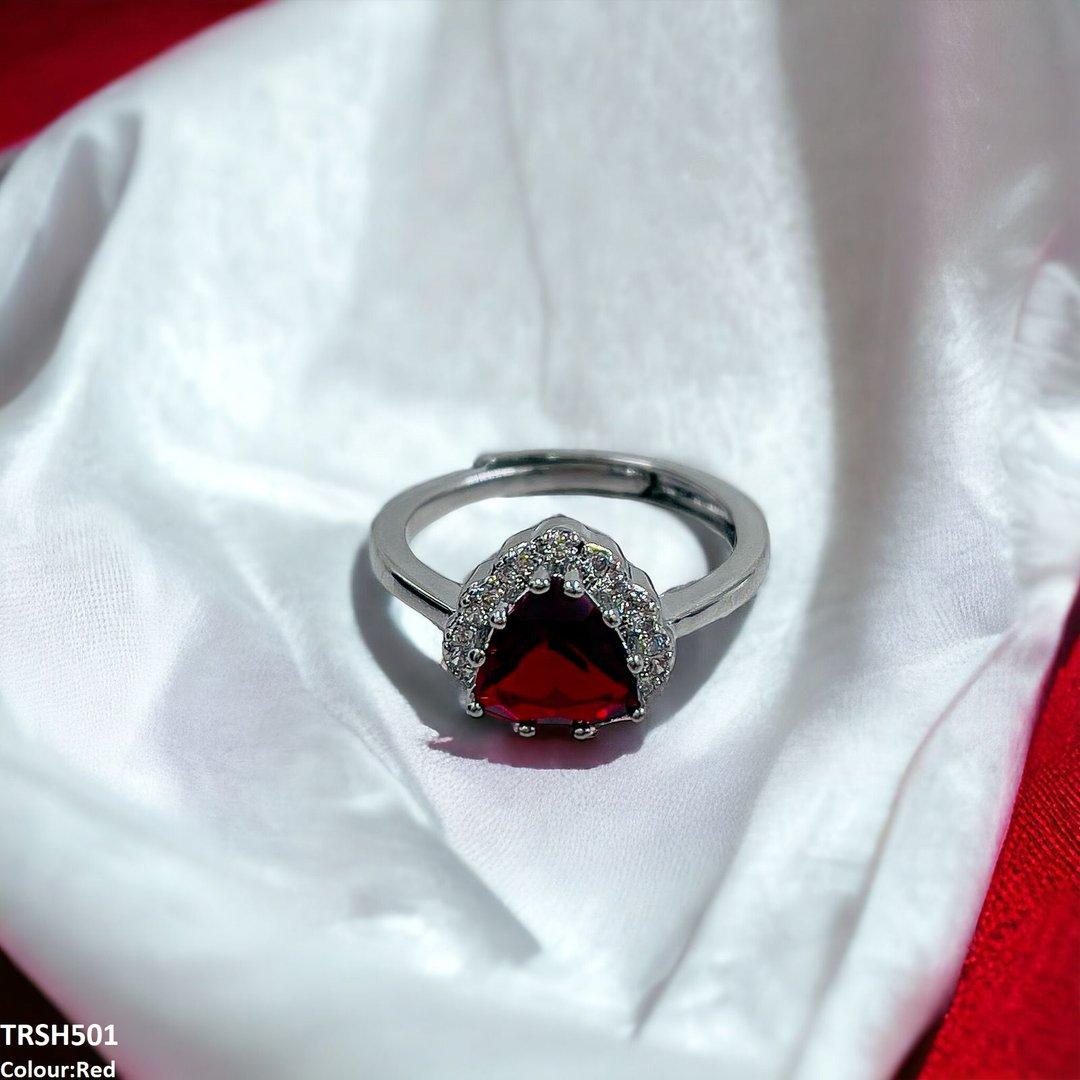 TRSH501 CDY Heart Adjustable Ring