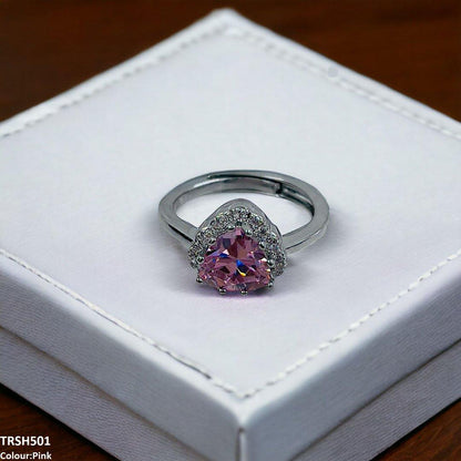 TRSH501 CDY Heart Adjustable Ring