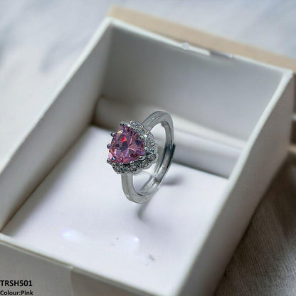 TRSH501 CDY Heart Adjustable Ring