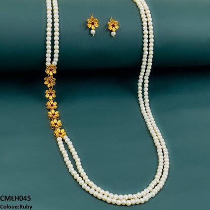 CMLH045 FRN Flower Pearl Mala