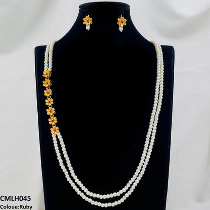 CMLH045 FRN Flower Pearl Mala
