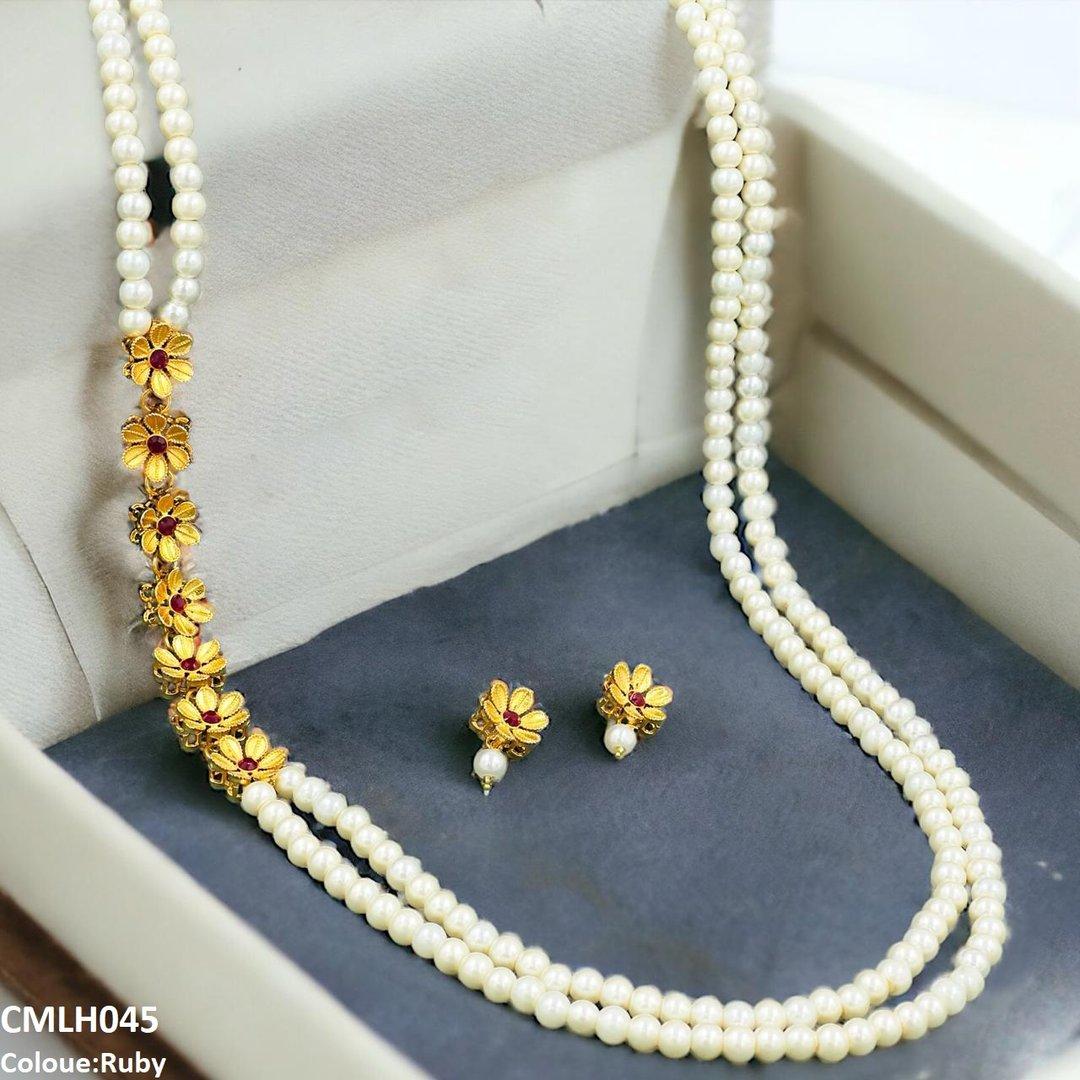 CMLH045 FRN Flower Pearl Mala