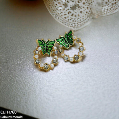 CETH760 SDQ Butterfly Round Tops Pair