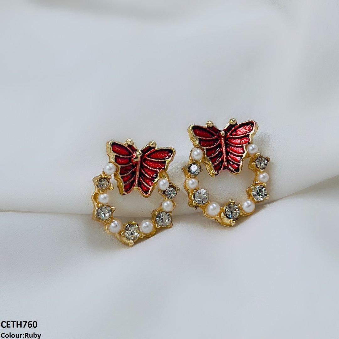 CETH760 SDQ Butterfly Round Tops Pair