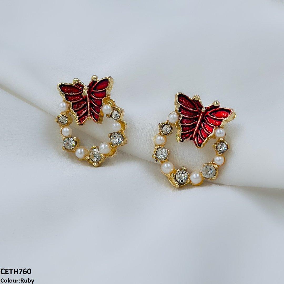 CETH760 SDQ Butterfly Round Tops Pair