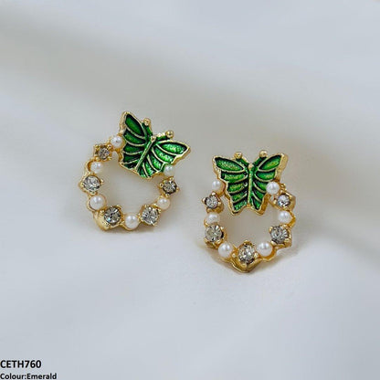 CETH760 SDQ Butterfly Round Tops Pair