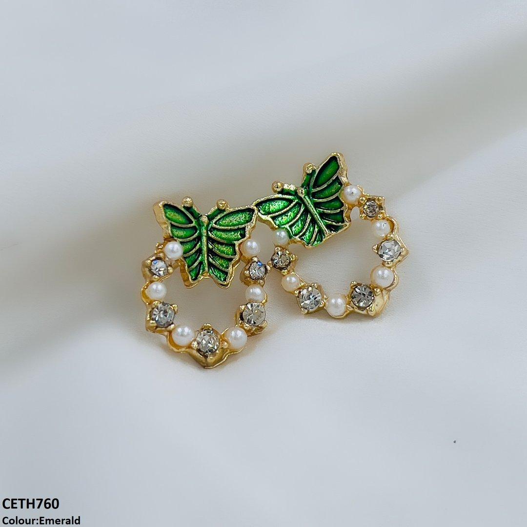 CETH760 SDQ Butterfly Round Tops Pair