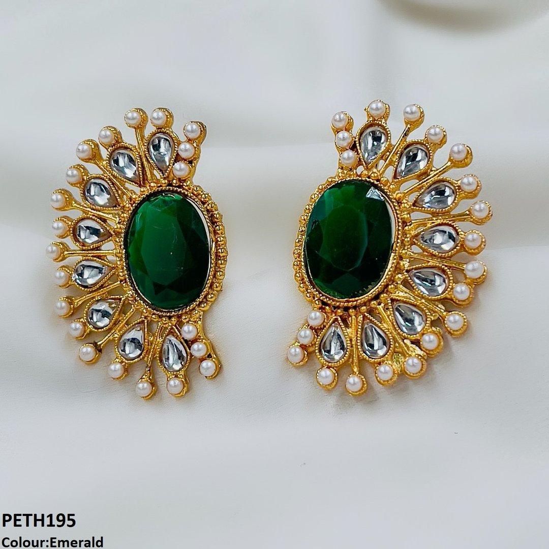 PETH195 FRN Oval-Tear Tops Pair