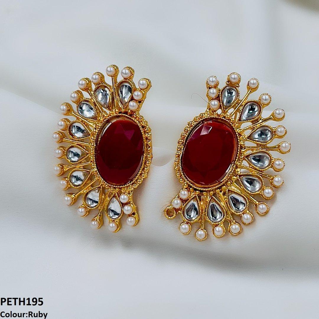 PETH195 FRN Oval-Tear Tops Pair