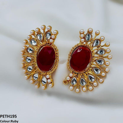 PETH195 FRN Oval-Tear Tops Pair