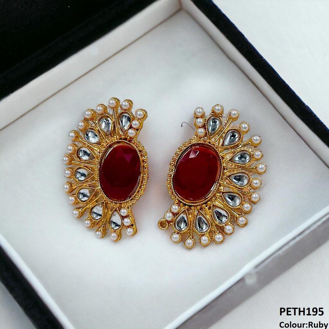 PETH195 FRN Oval-Tear Tops Pair