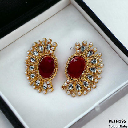 PETH195 FRN Oval-Tear Tops Pair