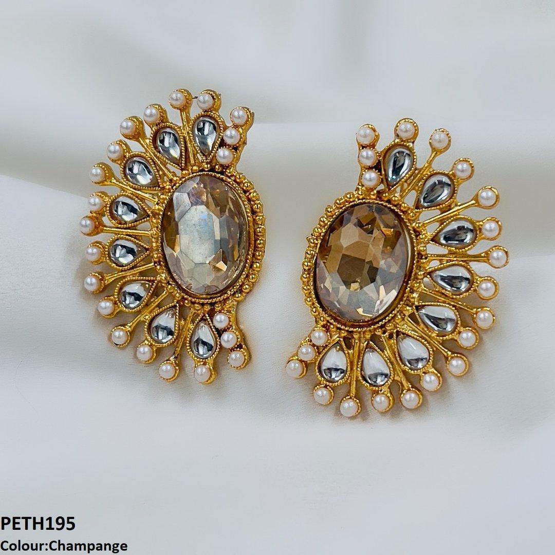 PETH195 FRN Oval-Tear Tops Pair