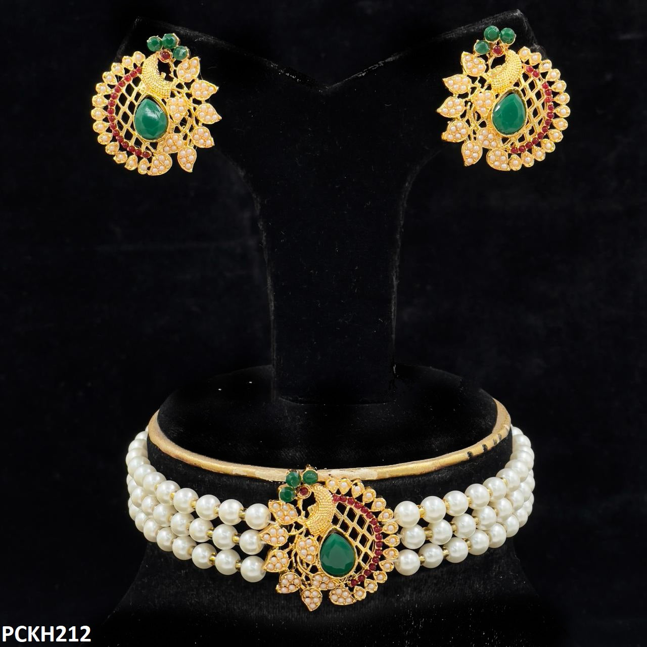 PCKH212 MZM Peacock Choker Set