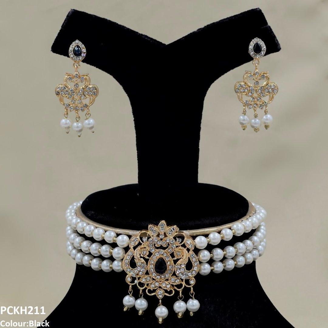 PCKH211 MZM Pear/Flower Choker Set