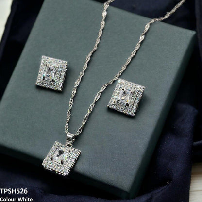 TPSH526 SHJ Rectangle Pendent Set