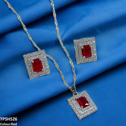 TPSH526 SHJ Rectangle Pendent Set