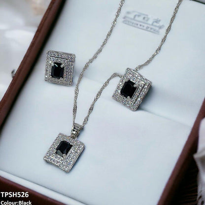 TPSH526 SHJ Rectangle Pendent Set