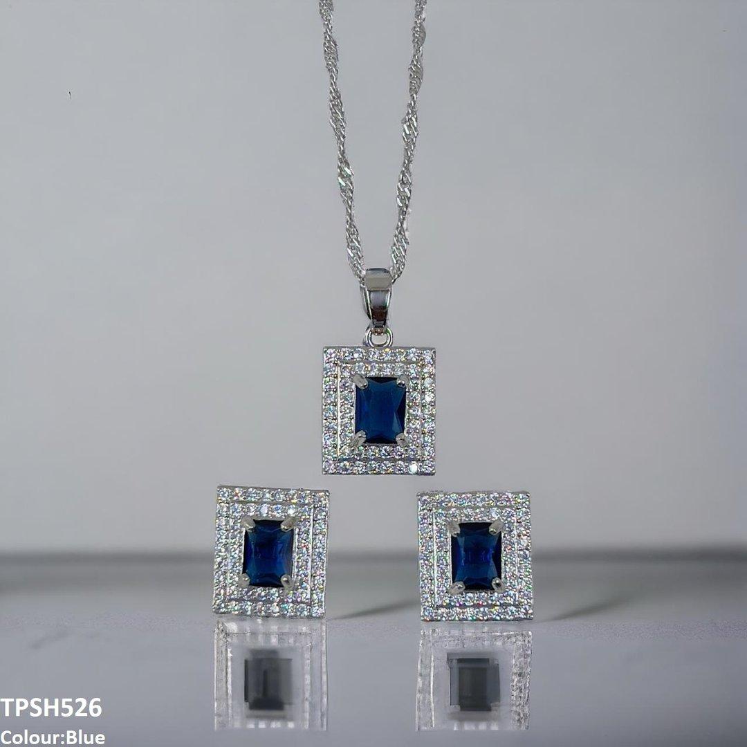 TPSH526 SHJ Rectangle Pendent Set